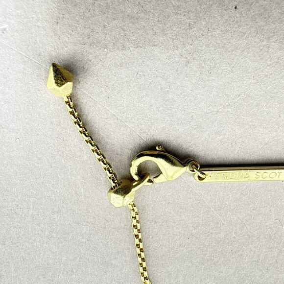 Kendra Scott Necklace Airella Adjustable Choker Gold Tone Clear Rhinestones $110 - Picture 14 of 14